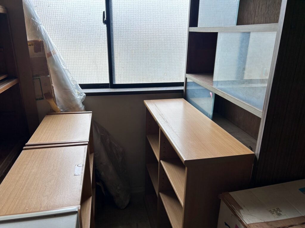 2026年10月8日。埼玉・東京・神奈川で古本出張買取約3000冊! 1 買取作業完了後の本棚