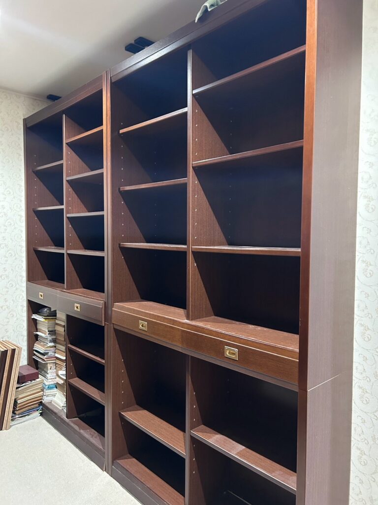 古本買取完了後の本棚